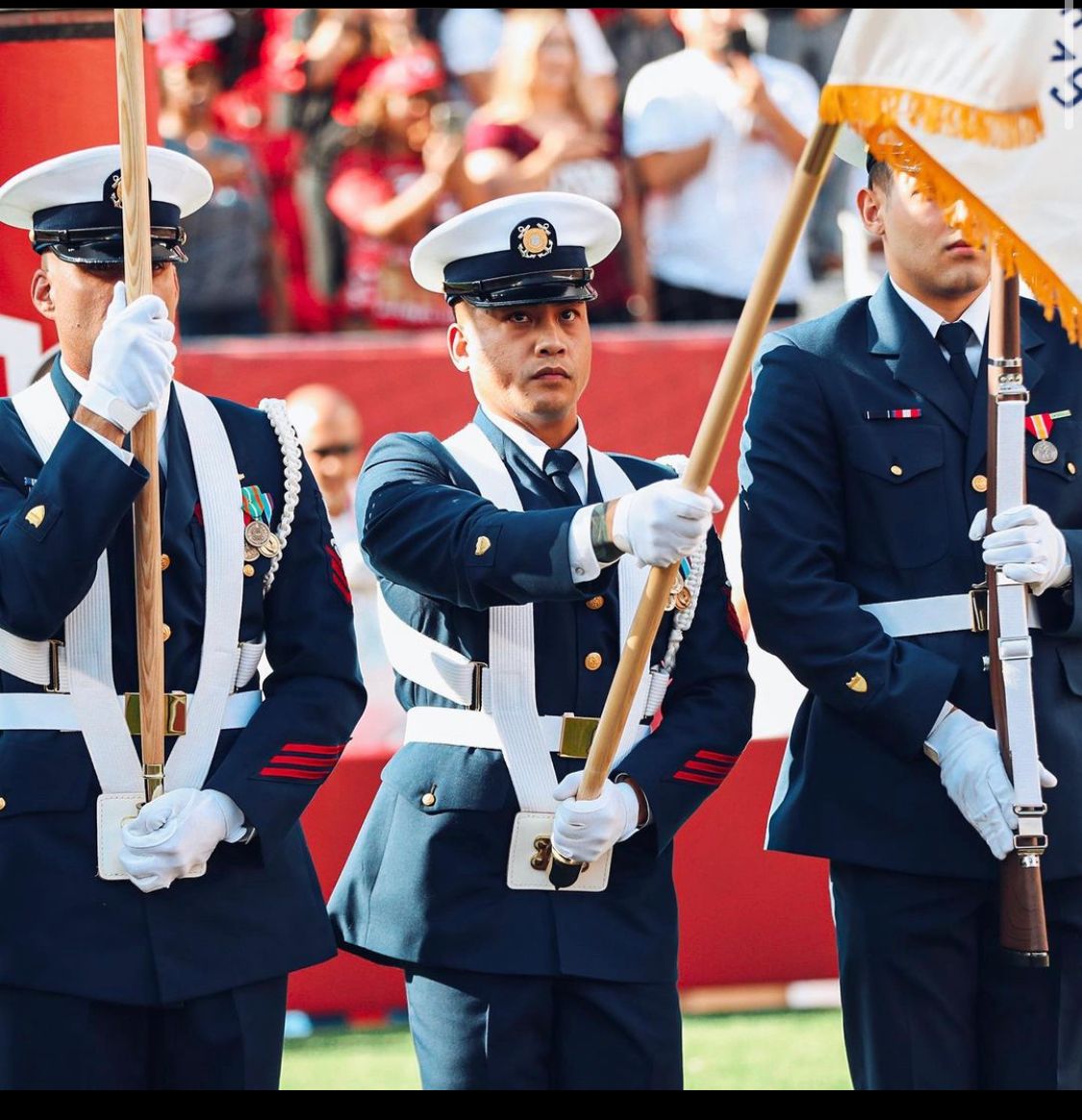 Training Center Petaluma Honor Guard Colors Detail